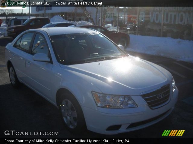 2009 Hyundai Sonata GLS in Powder White Pearl