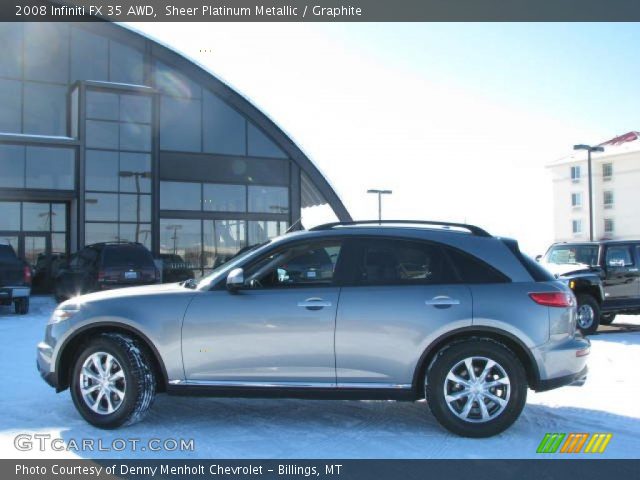 2008 Infiniti FX 35 AWD in Sheer Platinum Metallic