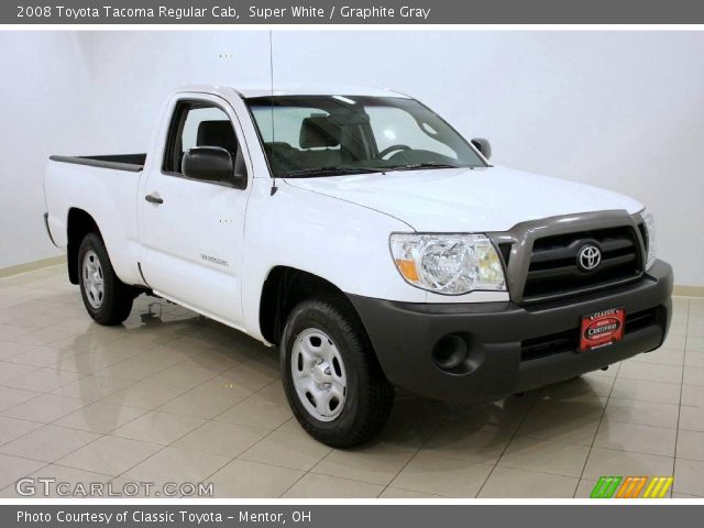 2008 Toyota Tacoma Regular Cab in Super White