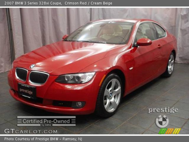 2007 BMW 3 Series 328xi Coupe in Crimson Red