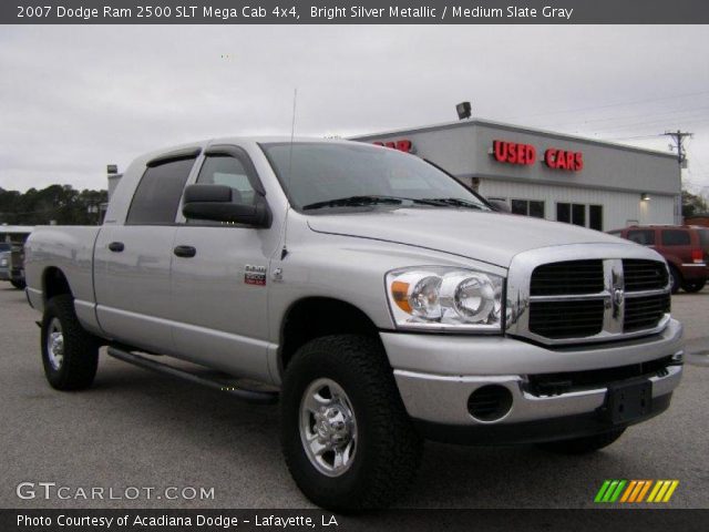 2007 Dodge Ram 2500 SLT Mega Cab 4x4 in Bright Silver Metallic