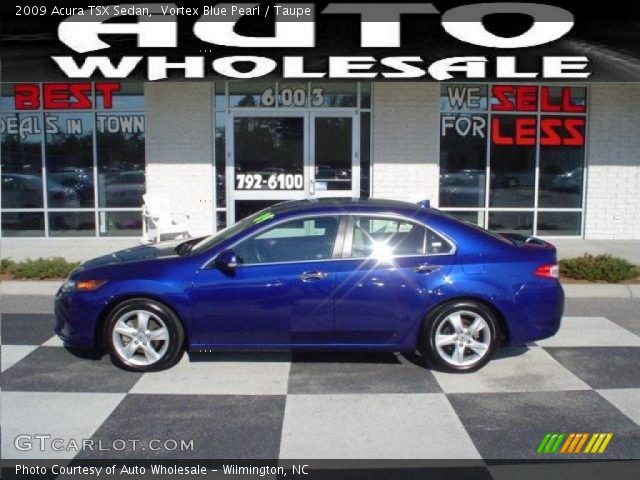 2009 Acura TSX Sedan in Vortex Blue Pearl