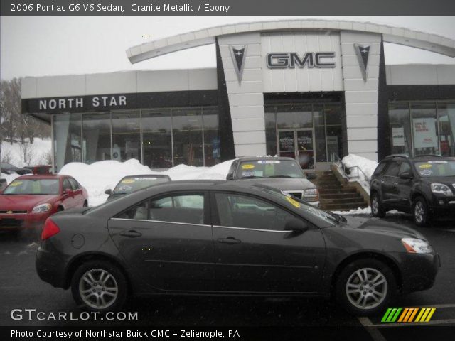 2006 Pontiac G6 V6 Sedan in Granite Metallic