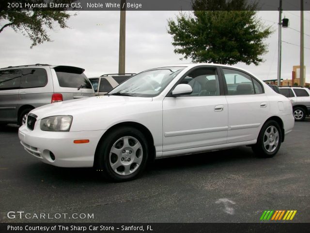 2001 Hyundai Elantra GLS in Noble White