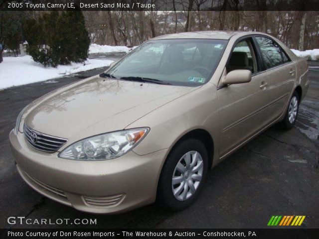 2005 Toyota Camry LE in Desert Sand Mica
