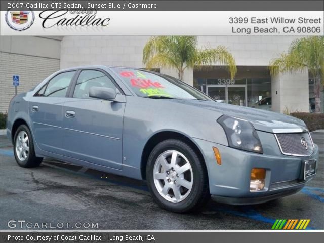 2007 Cadillac CTS Sedan in Sunset Blue