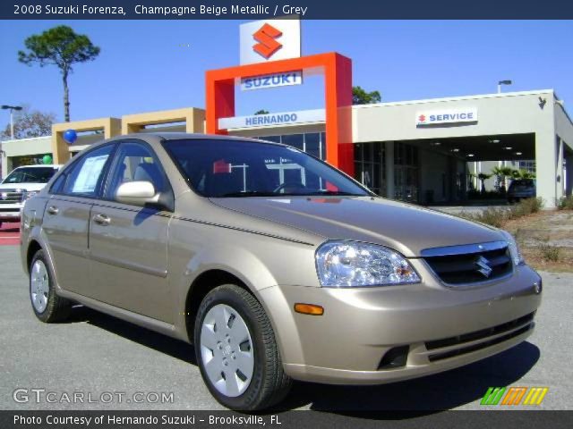 2008 Suzuki Forenza  in Champagne Beige Metallic