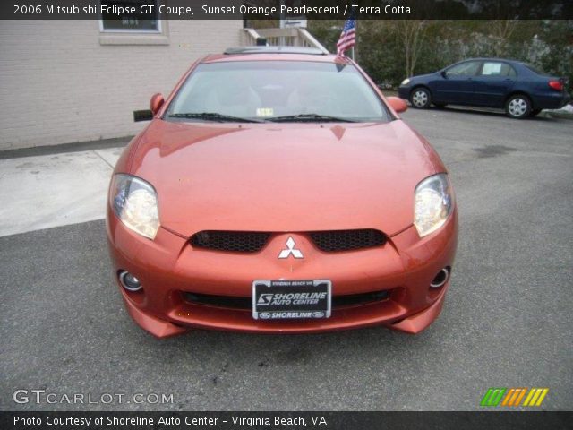 2006 Mitsubishi Eclipse GT Coupe in Sunset Orange Pearlescent