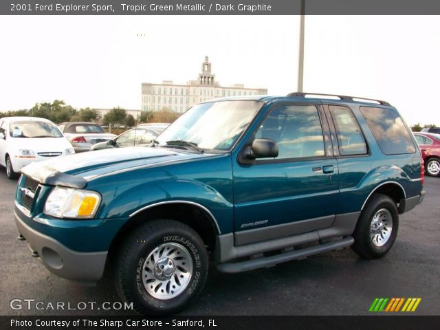 2001 Ford Explorer Sport in Tropic Green Metallic