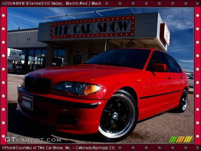 2004 BMW 3 Series 330i Sedan in Electric Red