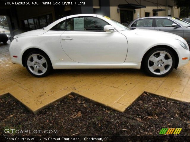 2004 Lexus SC 430 in White Gold Crystal
