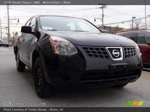 2008 Nissan Rogue S AWD in Wicked Black