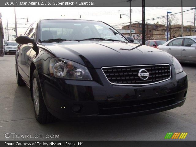2006 Nissan Altima 2.5 S in Super Black