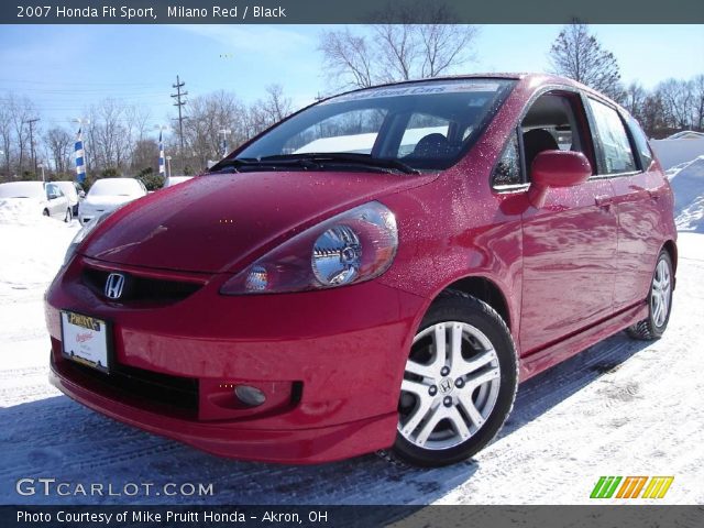 2007 Honda Fit Sport in Milano Red