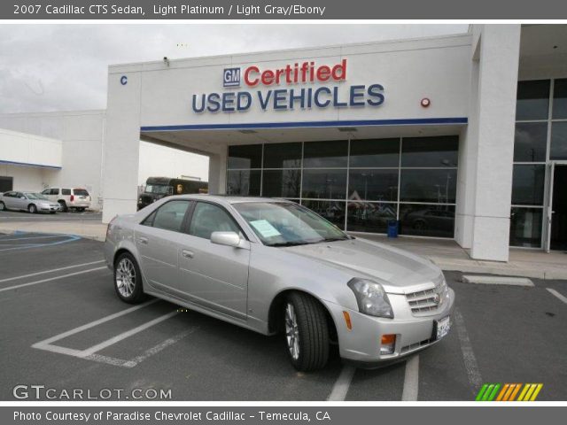 2007 Cadillac CTS Sedan in Light Platinum