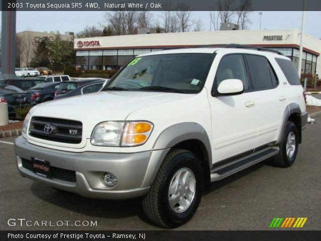 2003 Toyota Sequoia SR5 4WD in Natural White