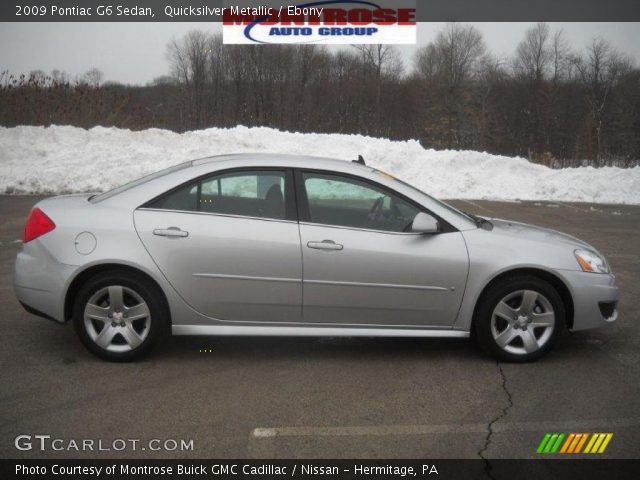 2009 Pontiac G6 Sedan in Quicksilver Metallic