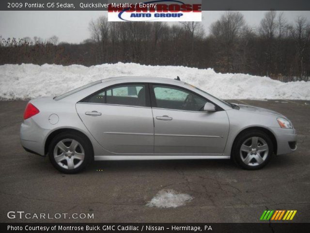 2009 Pontiac G6 Sedan in Quicksilver Metallic