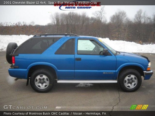 2001 Chevrolet Blazer LS 4x4 in Space Blue Metallic