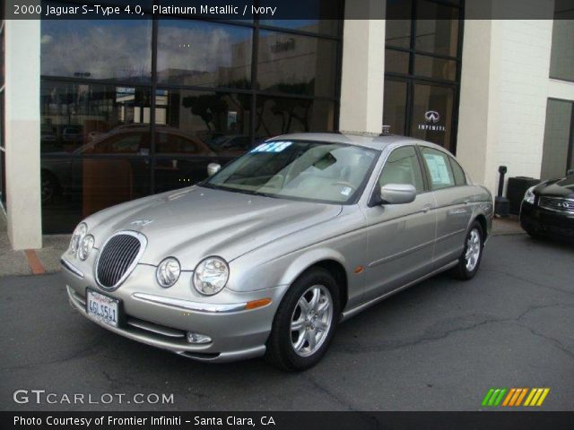 2000 Jaguar S-Type 4.0 in Platinum Metallic