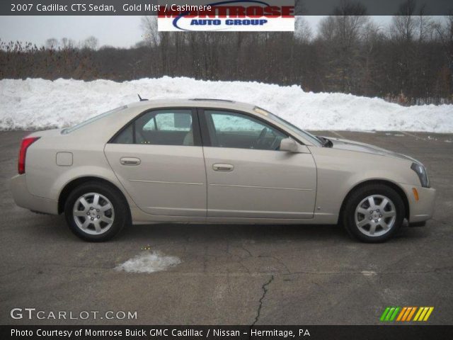 2007 Cadillac CTS Sedan in Gold Mist