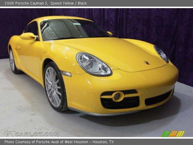2006 Porsche Cayman S in Speed Yellow