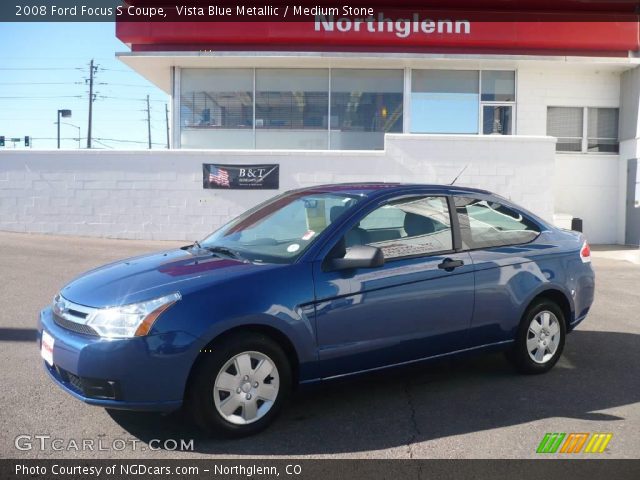 2008 Ford Focus S Coupe in Vista Blue Metallic
