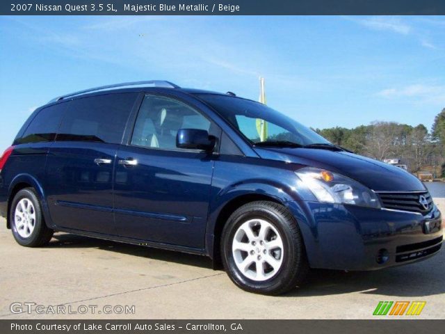 2007 Nissan Quest 3.5 SL in Majestic Blue Metallic