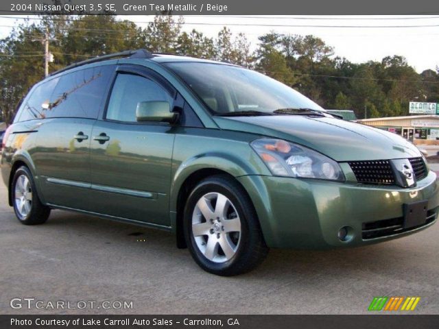 2004 Nissan Quest 3.5 SE in Green Tea Metallic