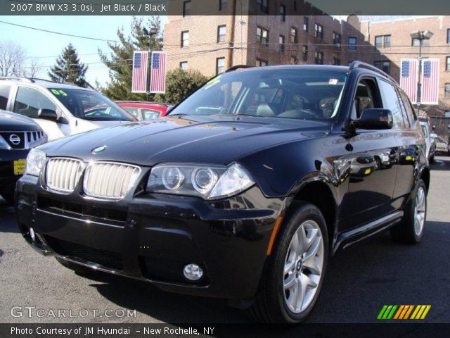2007 BMW X3 3.0si in Jet Black