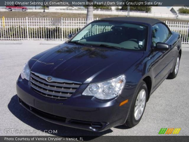 2008 Chrysler Sebring LX Convertible in Modern Blue Pearl
