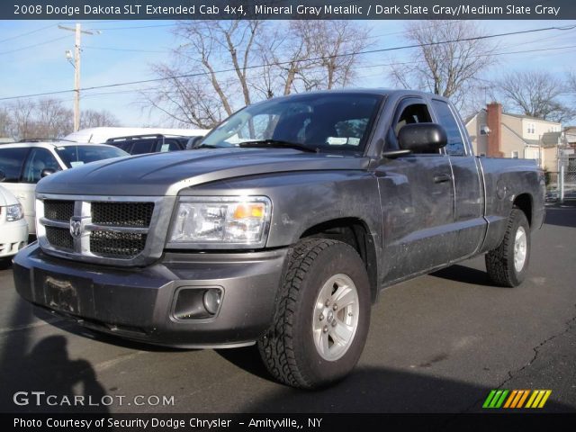 2008 Dodge Dakota SLT Extended Cab 4x4 in Mineral Gray Metallic
