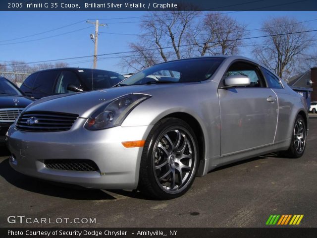 2005 Infiniti G 35 Coupe in Brilliant Silver Metallic