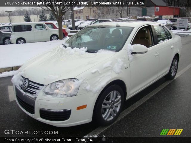 2007 Volkswagen Jetta Wolfsburg Edition Sedan in Campanella White