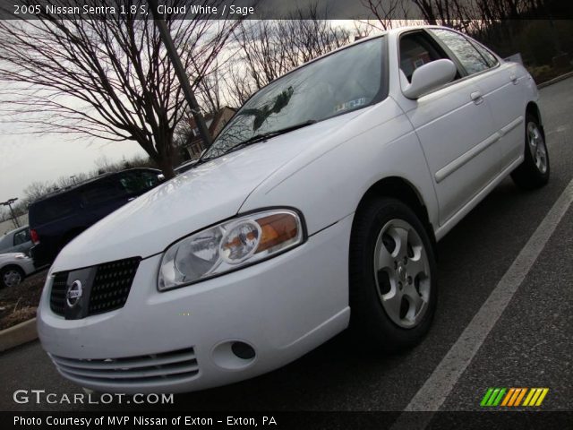 2005 Nissan Sentra 1.8 S in Cloud White