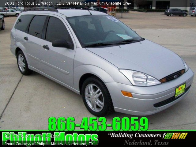 2001 Ford Focus SE Wagon in CD Silver Metallic