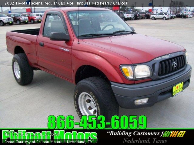 2002 Toyota Tacoma Regular Cab 4x4 in Impulse Red Pearl