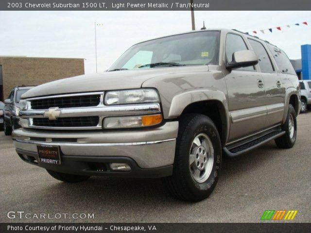 2003 Chevrolet Suburban 1500 LT in Light Pewter Metallic
