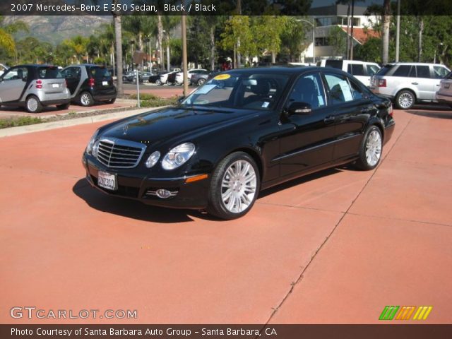 2007 Mercedes-Benz E 350 Sedan in Black