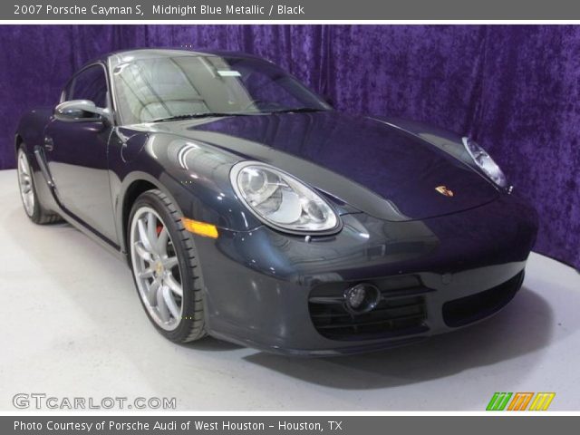 2007 Porsche Cayman S in Midnight Blue Metallic