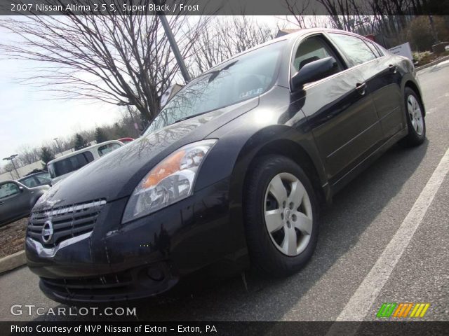2007 Nissan Altima 2.5 S in Super Black