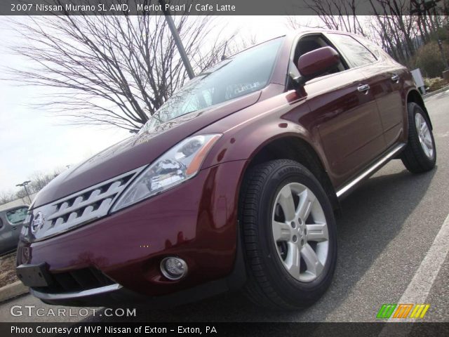 2007 Nissan Murano SL AWD in Merlot Pearl