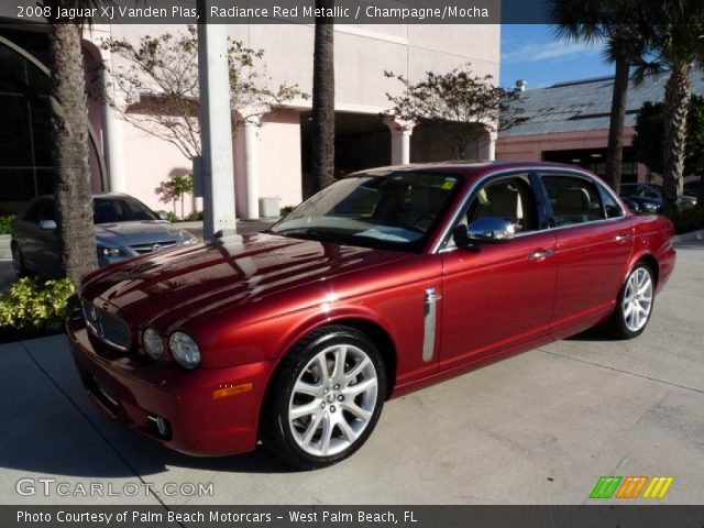 2008 Jaguar XJ Vanden Plas in Radiance Red Metallic