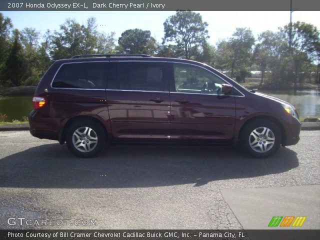 2007 Honda Odyssey EX-L in Dark Cherry Pearl