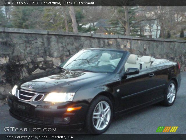 2007 Saab 9-3 2.0T Convertible in Black