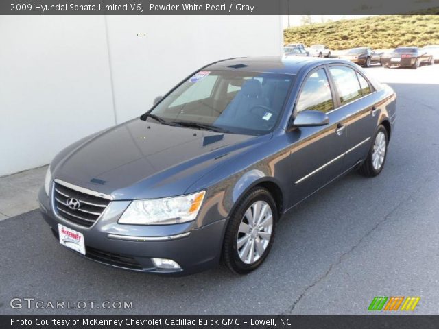 2009 Hyundai Sonata Limited V6 in Powder White Pearl