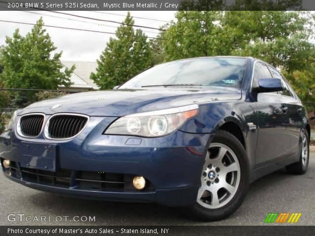 2004 BMW 5 Series 525i Sedan in Mystic Blue Metallic