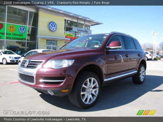 2008 Volkswagen Touareg 2 VR6 in Cranberry Red Metallic