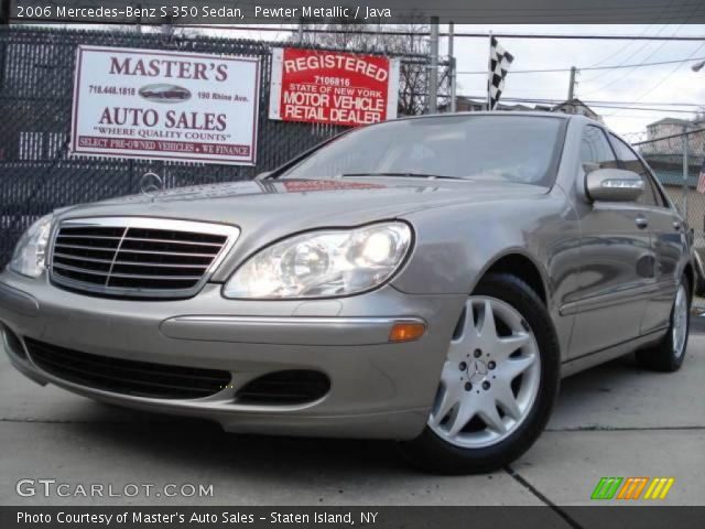 2006 Mercedes-Benz S 350 Sedan in Pewter Metallic