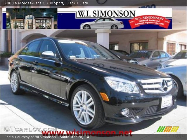 2008 Mercedes-Benz C 300 Sport in Black